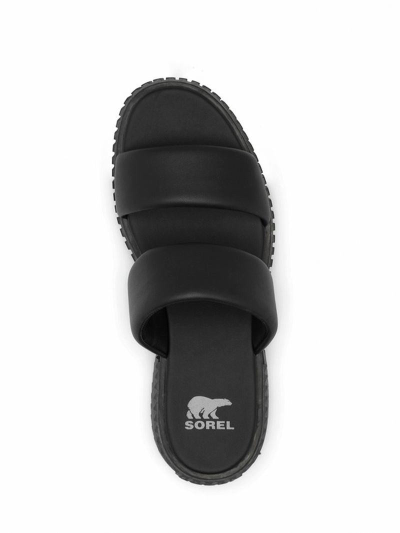 Sandalia Mujer Slide Mid Sandal Negro Sorel