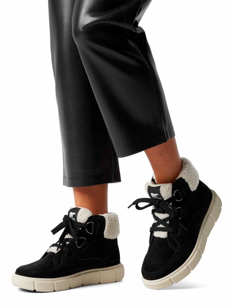 Bota Mujer Explorer III NW Lace Negro Sorel