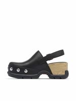 Mocasin Mujer Roam Clog Rvt Negro Sorel